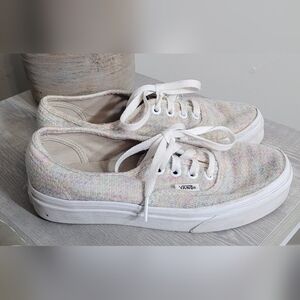 Vans Rainbow Cream Jersey Multi Speckle Size 5